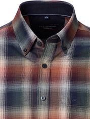Casa Moda Casual Shirt Faux Checks Multicolour