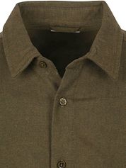Knowledge Cotton Apparel Shirt Flannel  Forrest Night