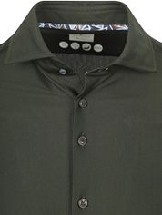 R2 Shirt Dobby Knitted Dark Green