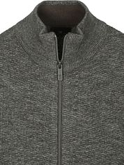 State Of Art Cardigan Structure Melange Green