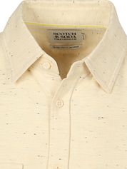 Scotch and Soda Melange Overshirt Beige