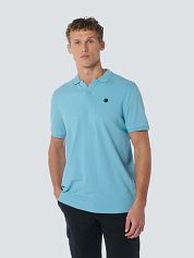 No Excess Polo Shirt Riva Solid Blue