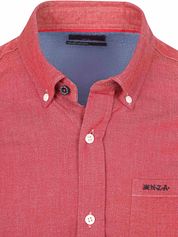 NZA Shirt James Twill Melange Red