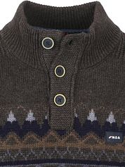 NZA Pullover Iker Nordic Wool Blend Hazel