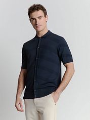 No Excess Knitted Top Navy