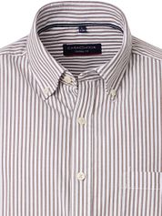 Casa Moda Casual Shirt Stripes Brown