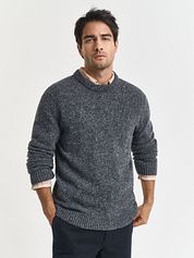Gant Pullover Wool Blend Anthracite