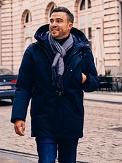 Suitable Parka Black Mountain Navy