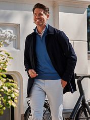 Suitable Packable Jack Long Tech Navy