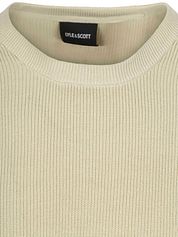 Lyle & Scott Rib Pullover Greige