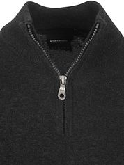 Lyle & Scott Half Zip Pullover Lambswool Black