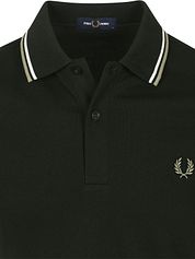  Fred Perry Polo Twin Tipped M3600 Dark Green