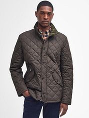 Quilted Jacket Barbour Chelsea Olive Green
