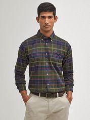 Barbour Kyeloch Shirt Checkered Dark Green