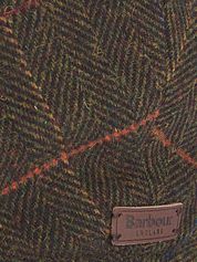Barbour Wilkin Flat Cap Herringbone Green
