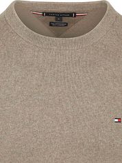 Tommy Hilfiger Pullover Cotton Kashmir Taupe