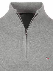 Tommy Hilfiger Half Zip Pullover Essential Grey