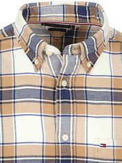 Tommy Hilfiger Flannel Shirt Checks Beige