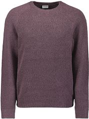 No Excess Pullover Melange Dark Wine