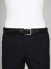 Profuomo Leather Belt Black