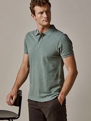 Profuomo Piqué Polo Shirt Green