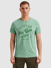 PME Legend T-Shirt Logo Artwork Turquoise