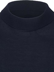 Suitable Pullover Cooldry Knit Turtleneck Navy