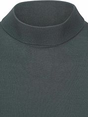 Suitable Pullover Cooldry Knit Turtleneck Green