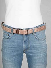 Suitable Leather Belt Mid Brown