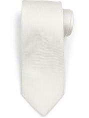 Suitable Silk Tie Off White