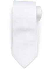 Suitable Silk Tie White