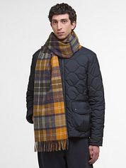 Barbour Scarf Patchwork Tartan Yellow