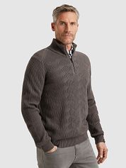 Vanguard Pullover Half Zip Structure Taupe