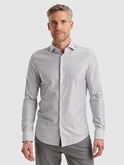 Vanguard Shirt Elevated Knit Stripe Blue