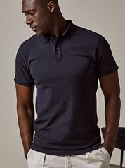 Profuomo Piqué Polo Shirt Navy