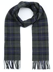 BarbourScarfs Tartan Lambswool Classic Dark Green