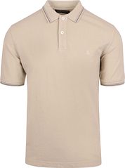 Marc O'Polo Polo Shirt Solid Overdye Ecru