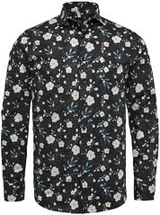 Vanguard Shirt Flowers Black