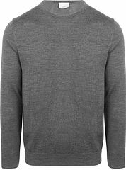 Profuomo Pullover Merino Wool Grey