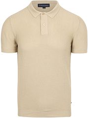 Suitable Respect Polo Shirt Structure Knit Beige