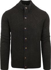 Suitable Cardigan Austus Woolmix Anthracite