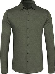 Desoto Shirt Non Iron Modern Kent Dark Green