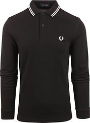 Fred Perry Longsleeve Polo Black 350