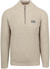 NZA Half Zip Sweater Drake Ecru