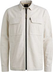 PME Legend Overshirt 2 Tone Slub Ecru