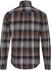 Anerkjendt Shirt Leif Checks Brown Navy