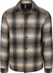 State Of Art Overshirt Checks Wool Blend Multicolour