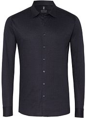 Desoto Shirt Print Wings Navy