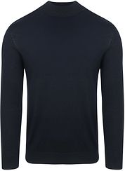 Profuomo Turtleneck Pullover Merino Navy