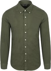 King Essentials The Tommy Shirt Olive Green